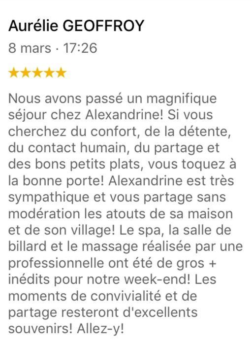 Le Nid D'Alex Spa , Rando Et Table D'Hote Autigny-la-Tour Экстерьер фото